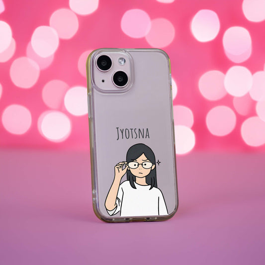 Nerdy Girl Name Silicon Case