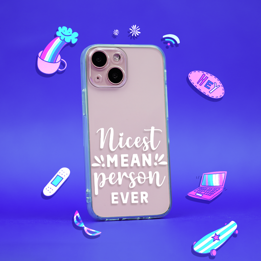 So Mean Quirky Quote Silicon Case