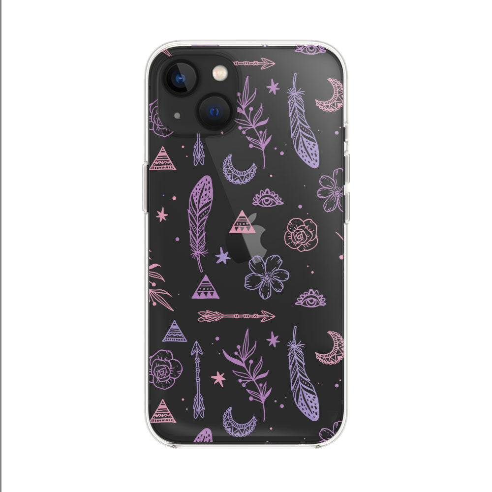 Boho-Elements-Iphone-13-Silicon-Case