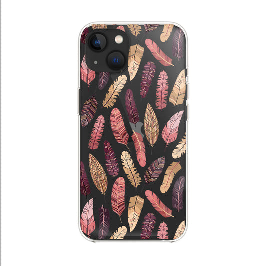 Mystic-Boho-Feathers-Iphone-13-Silicon-Case